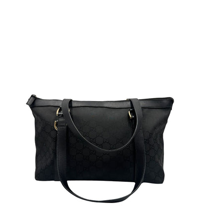 retro Borsa Gucci in tessuto GG nero, di lusso, originale, ottime condizioni, usata 