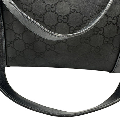 Borsa Gucci in tessuto GG nero, di lusso, originale, ottime condizioni, usata