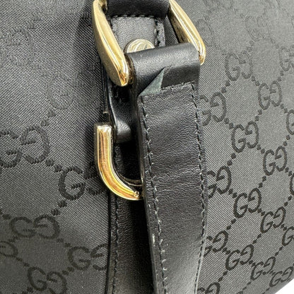 Borsa Gucci in tessuto GG nero, di lusso, originale, ottime condizioni, usata 