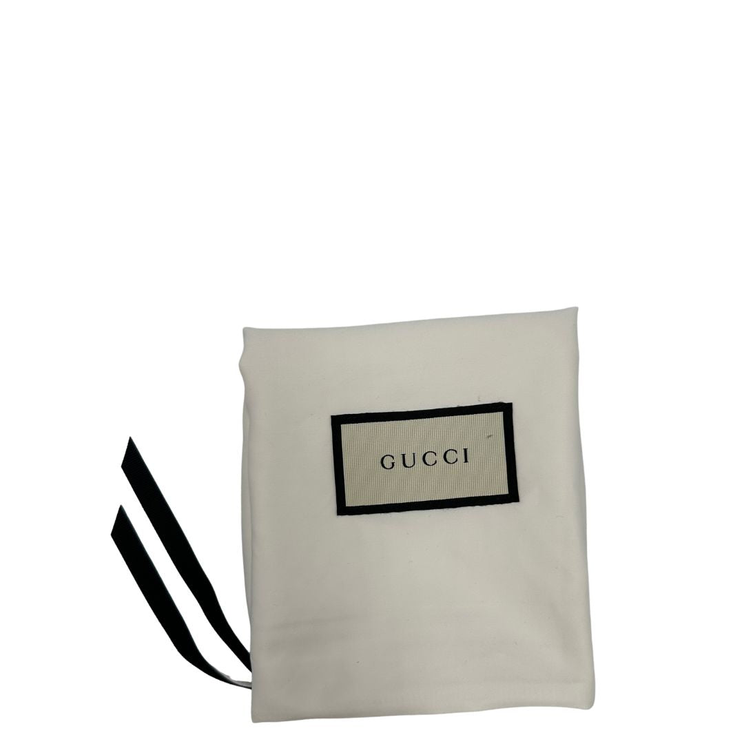 dustbag Borsa Gucci Interlocking in pelle nera
