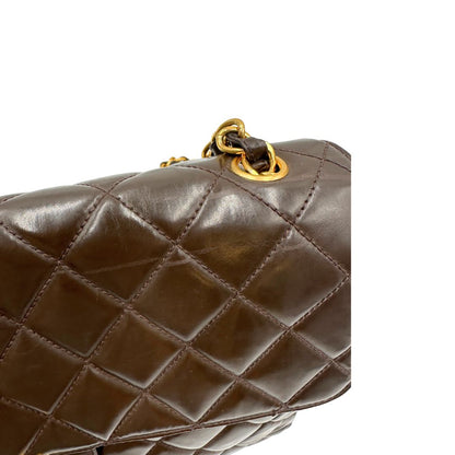 Borsa Chanel Classic Jumbo marrone vintage