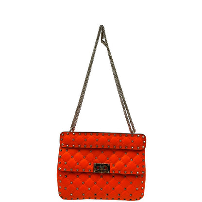 retro  Borsa V. G. in pelle arancione, di lusso, originale, ottime condizioni, usata 