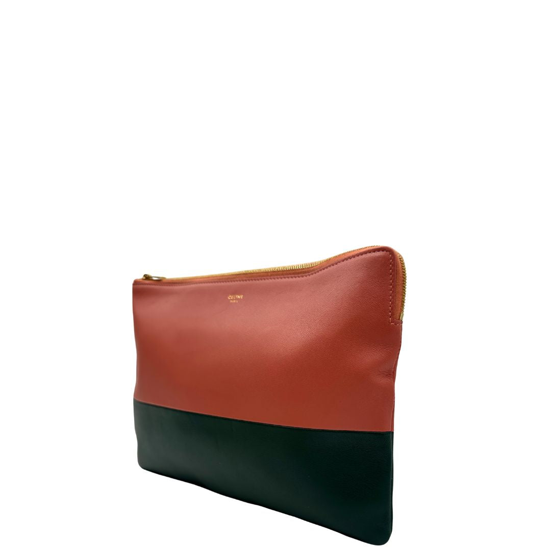 lato Pochette Celine in pelle bicolor, di lusso, usata, ottime condizioni