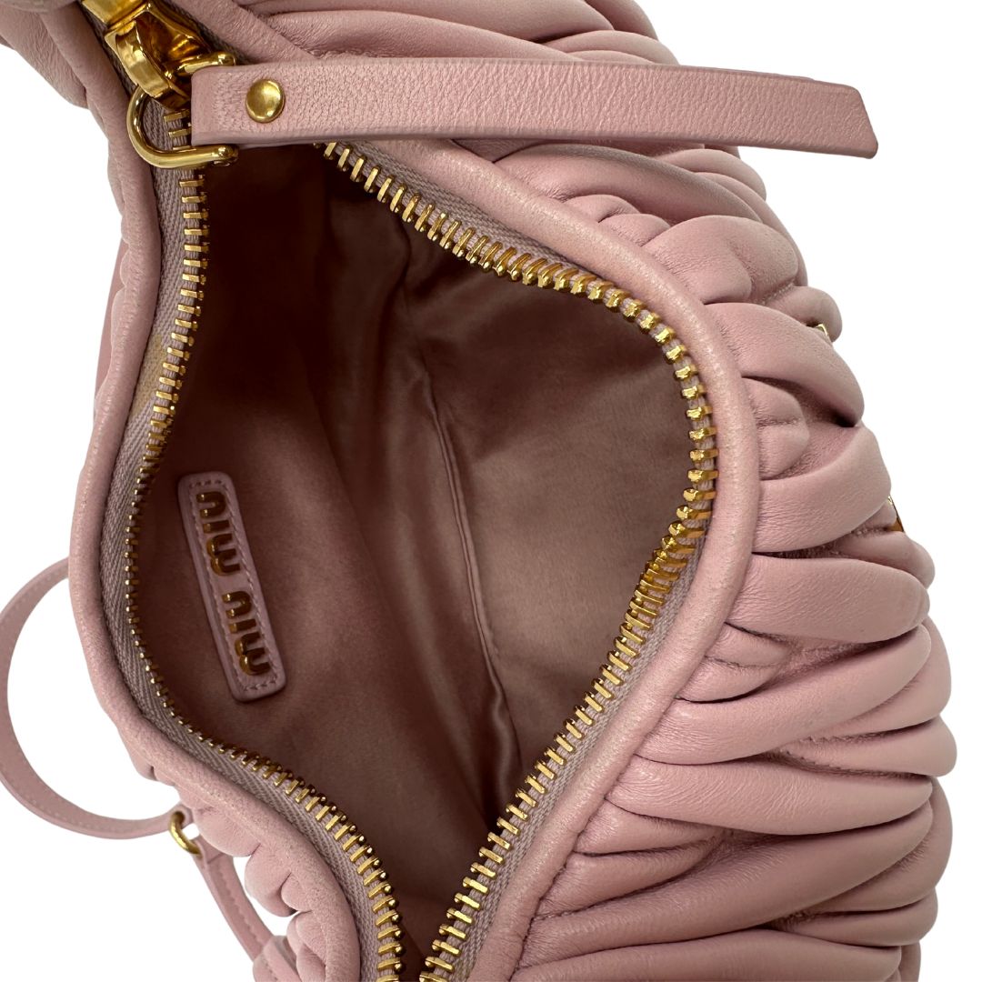 Borsa Miu Miu Wander matelassé small