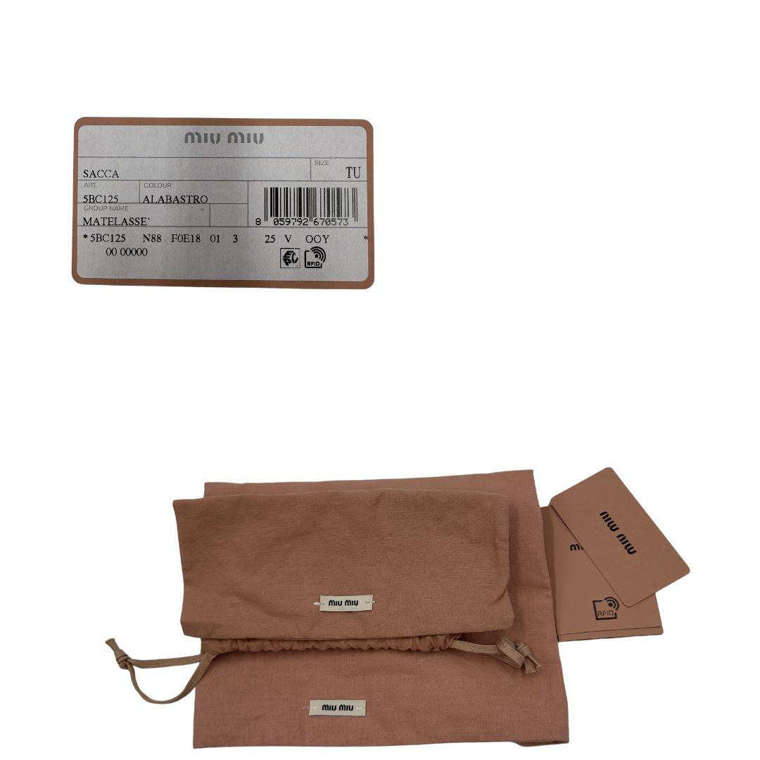 Borsa Miu Miu Wander matelassé small