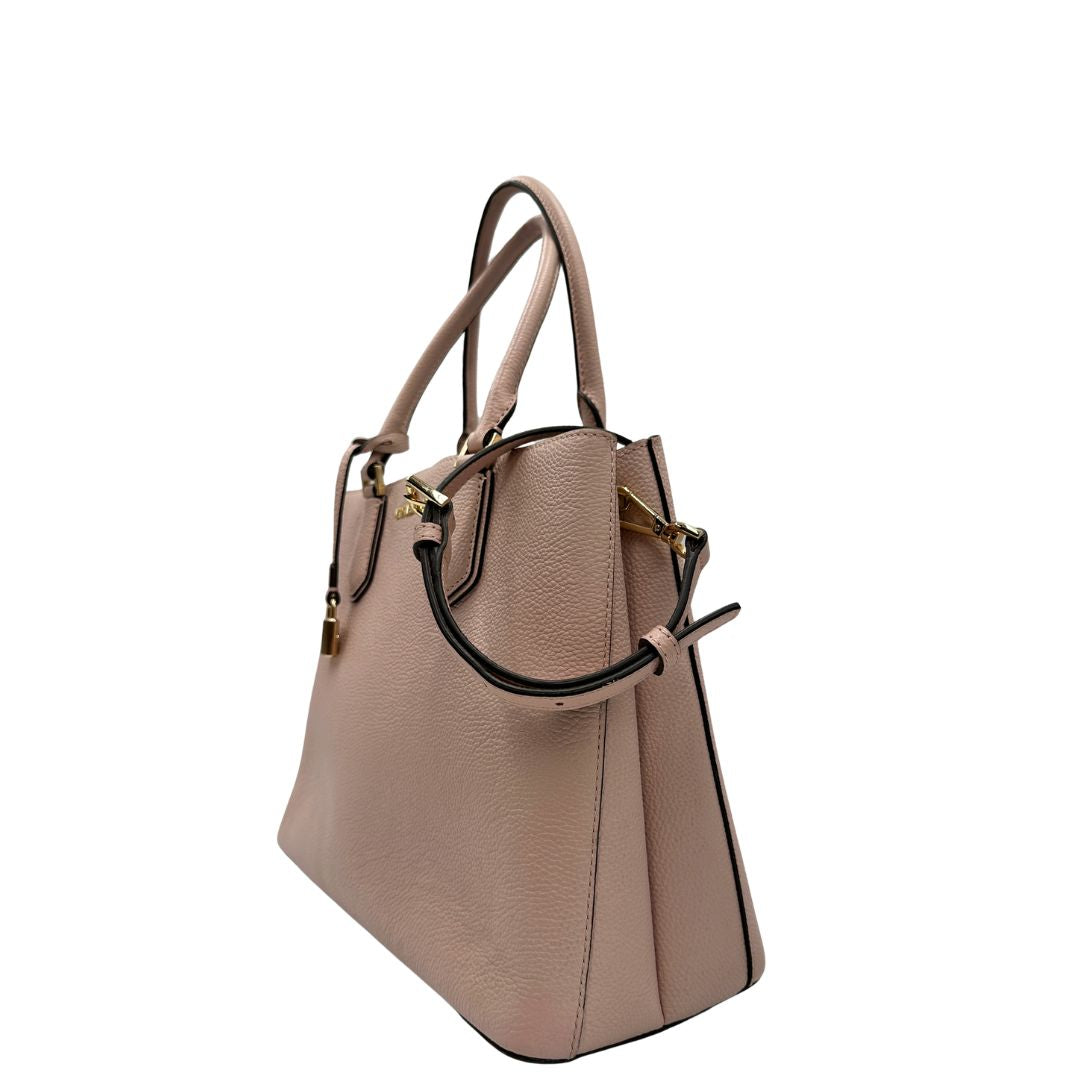  Borsa Michael Kors in pelle rosa con hardware dorato