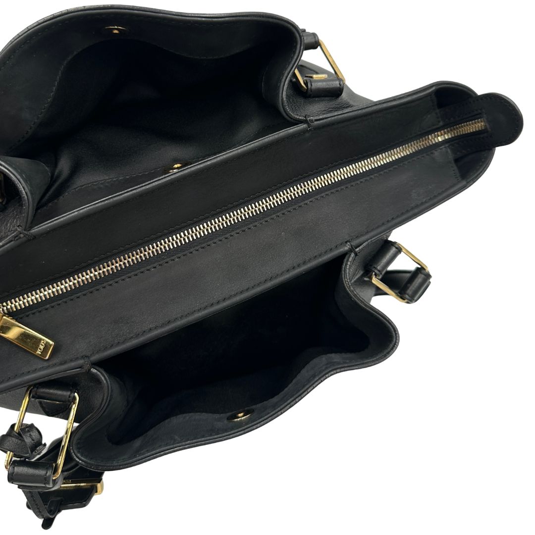  borsa shopper Tod's in pelle nera