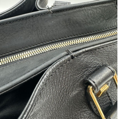 interno  borsa shopper Tod's in pelle nera