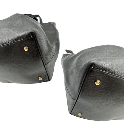angoli  borsa shopper Tod's in pelle nera