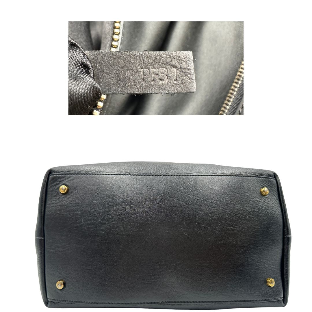 base  borsa shopper Tod's in pelle nera