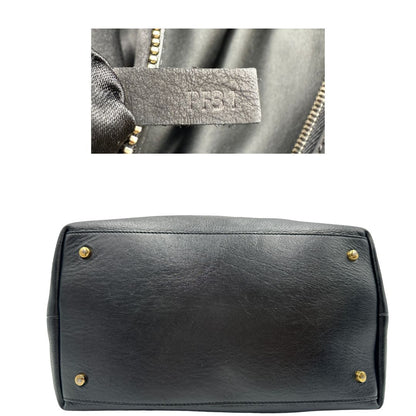 base  borsa shopper Tod's in pelle nera