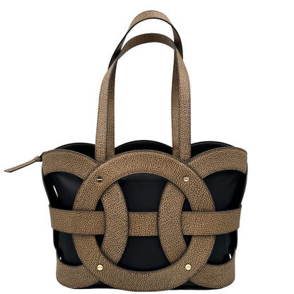 Borsa Borbonese caratterizzata da un design geometrico 