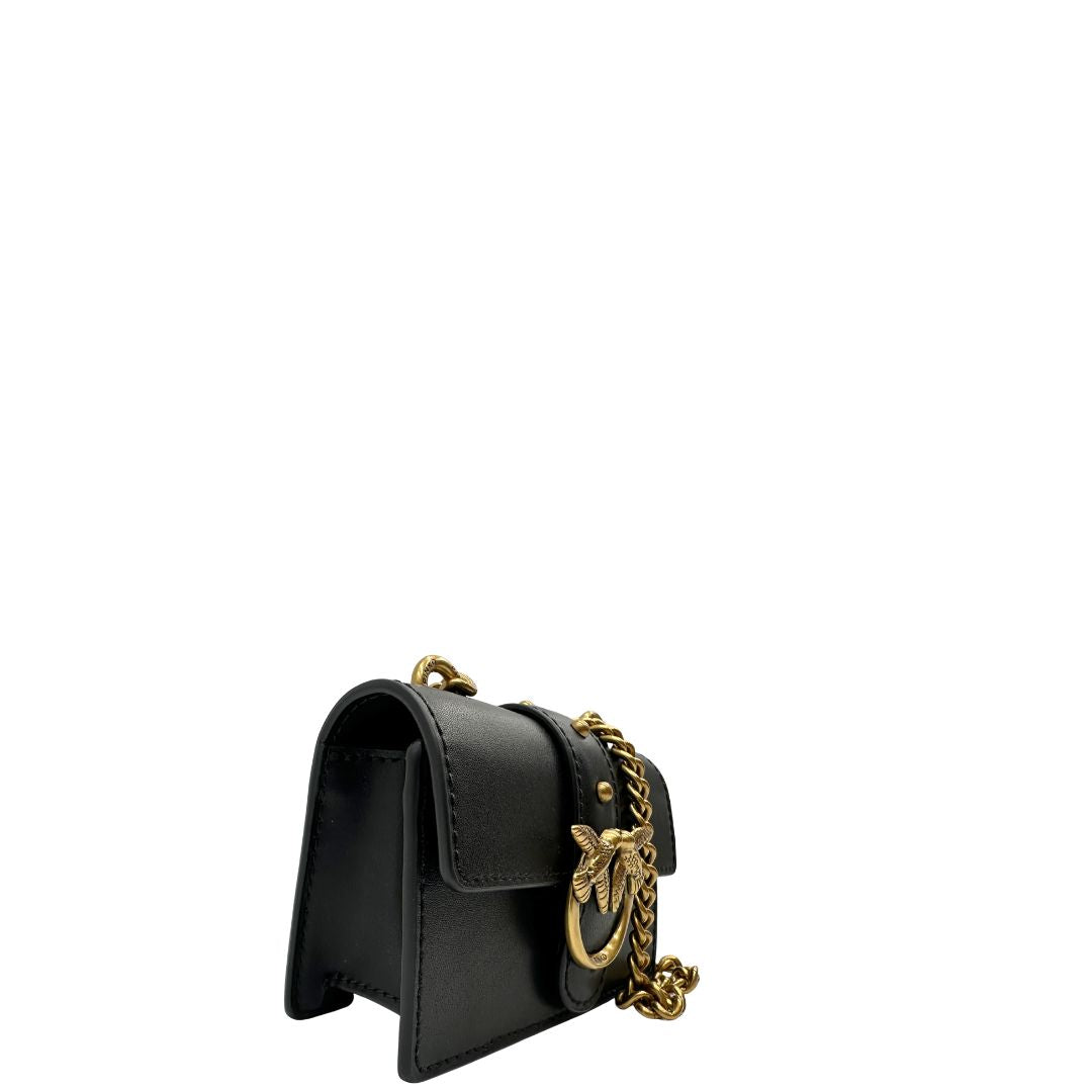 Borsa Pinko Love One micro nera
