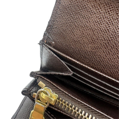 Portafoglio Louis Vuitton Damier Ébène personalizzato