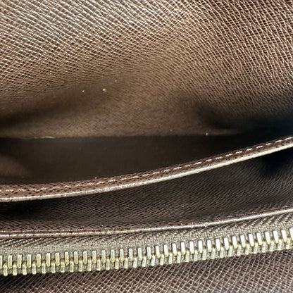 Portafoglio Louis Vuitton Damier Ébène personalizzato