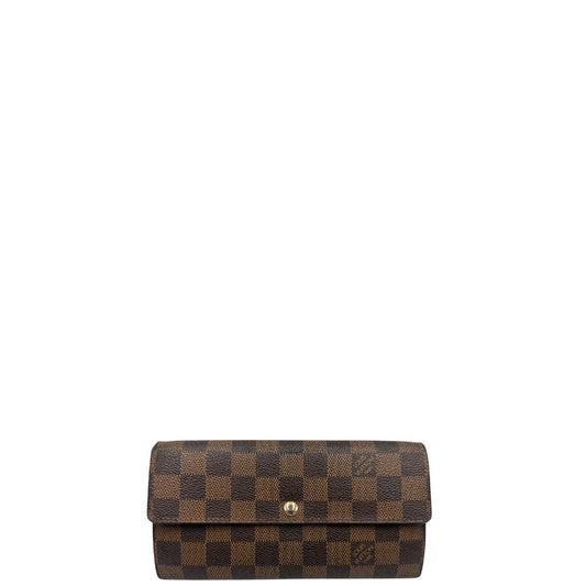 Portafoglio Louis Vuitton Damier Ébène personalizzato