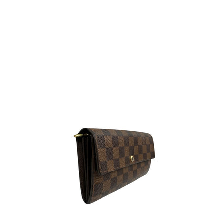 Portafoglio Louis Vuitton Damier Ébène personalizzato