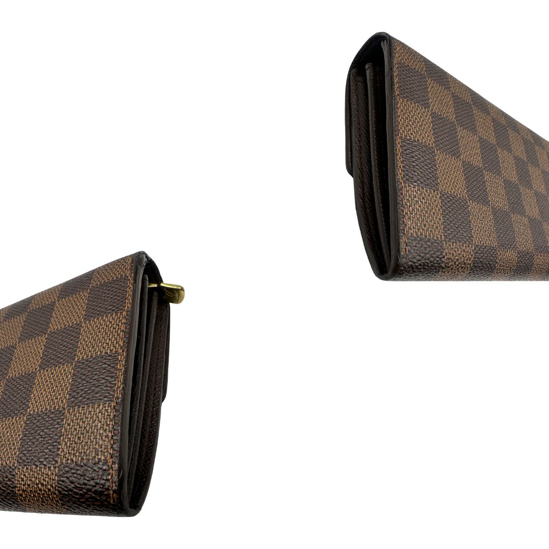 Portafoglio Louis Vuitton Damier Ébène personalizzato