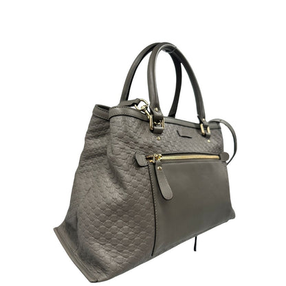 Satchel Gucci Microguccissima grigia