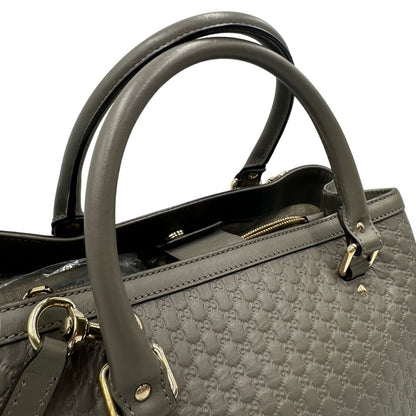 Satchel Gucci Microguccissima grigia