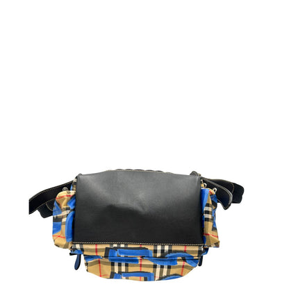 Zaino Burberry Check Graffiti Print Rucksack