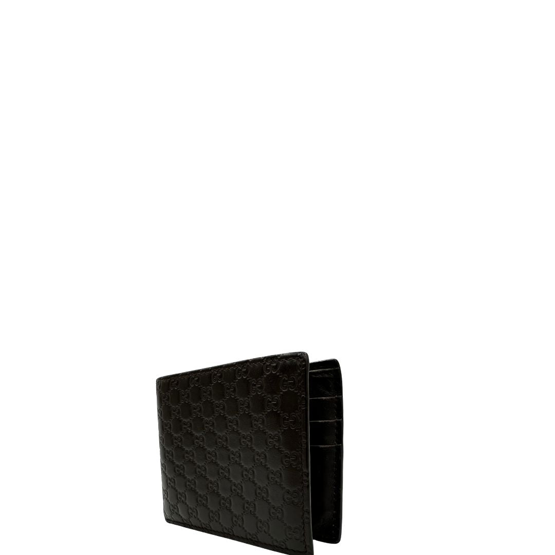 Portafoglio Gucci Microguccissima marrone