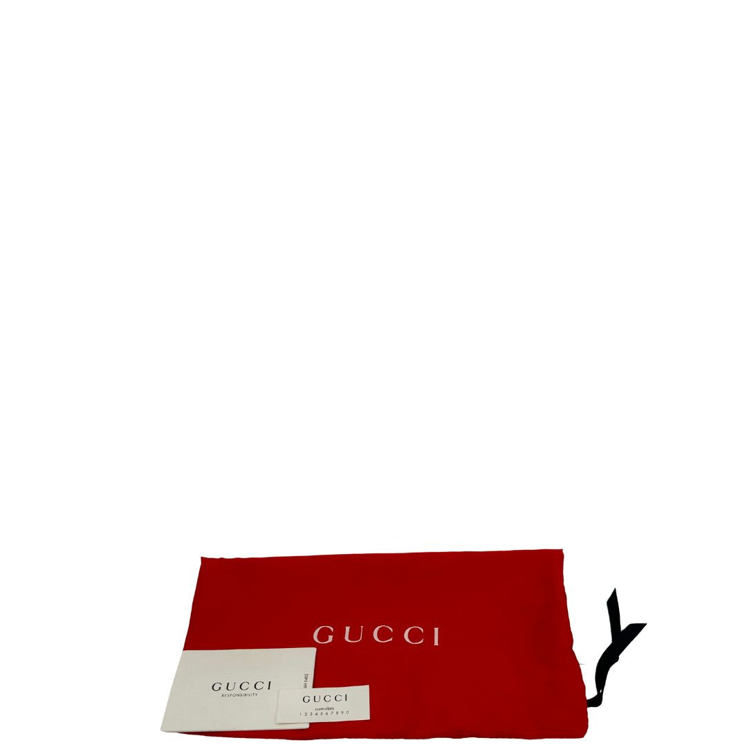 Borsa Gucci in pelle laminata bicolore, di lusso, originale, ottime condizioni, usata