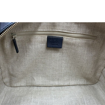 Bauletto Gucci blu microguccissima