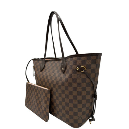lato Neverfull LV Damier Ébène 