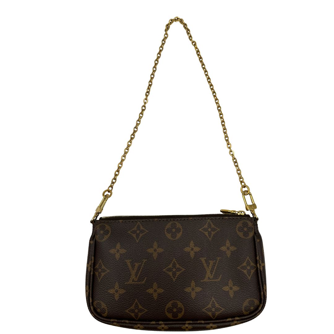 Multi Pochette Accessoires Louis Vuitton in canvas marrone monogram