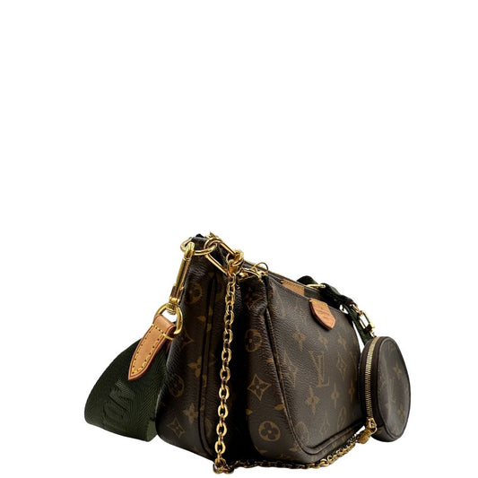 lato Multi Pochette Accessoires Louis Vuitton in canvas marrone monogram 