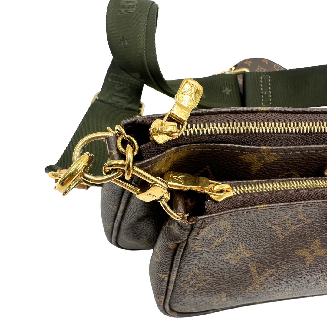 Multi Pochette Accessoires Louis Vuitton in canvas marrone monogram 