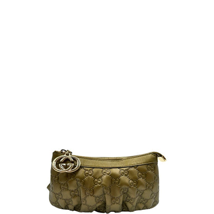 Pochette Gucci Guccissima verde