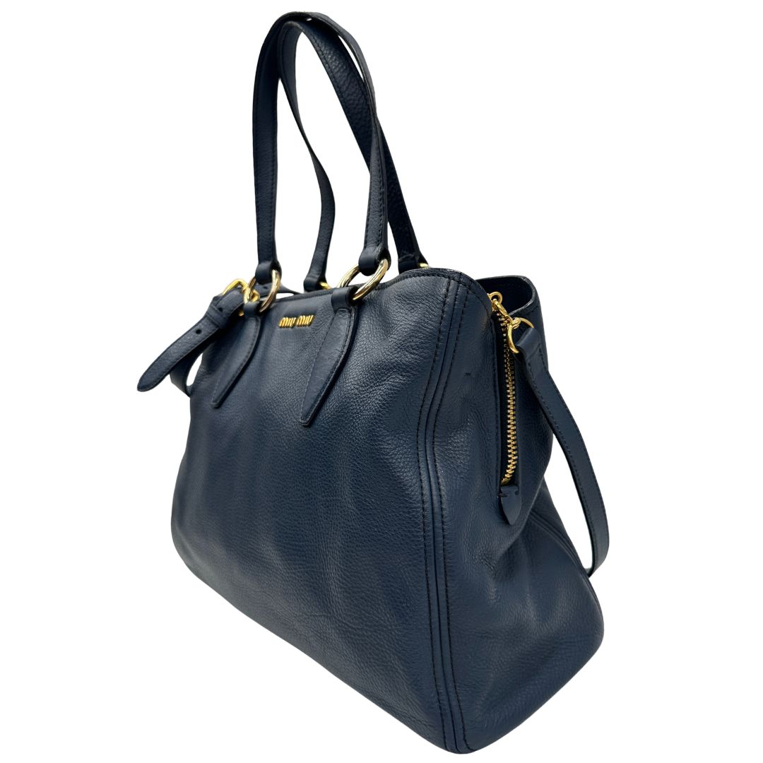 Tote Miu Miu bluette
