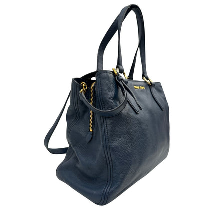 Tote Miu Miu bluette