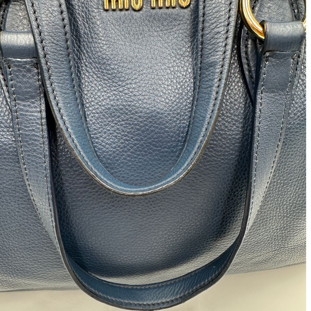 Tote Miu Miu bluette