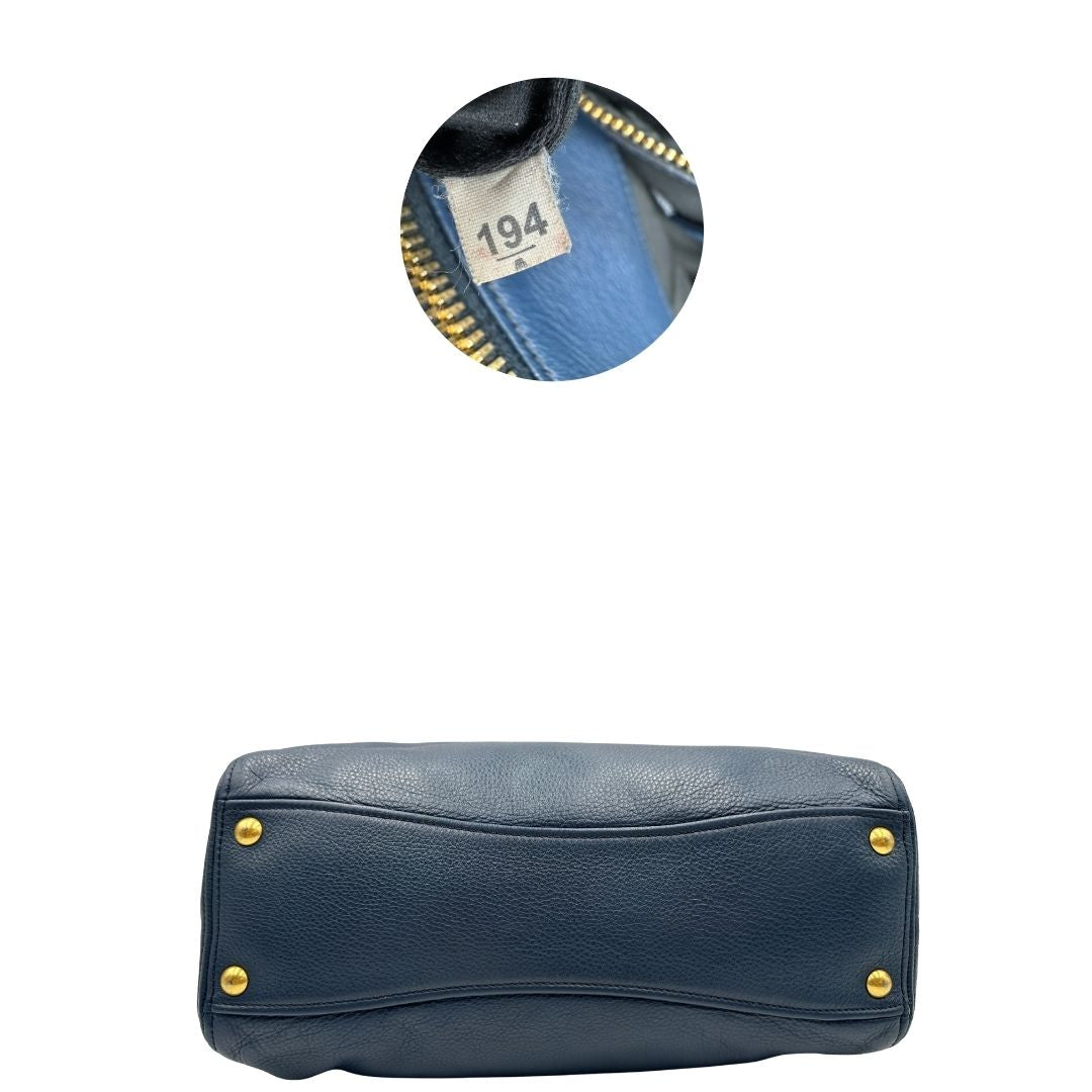 Tote Miu Miu bluette