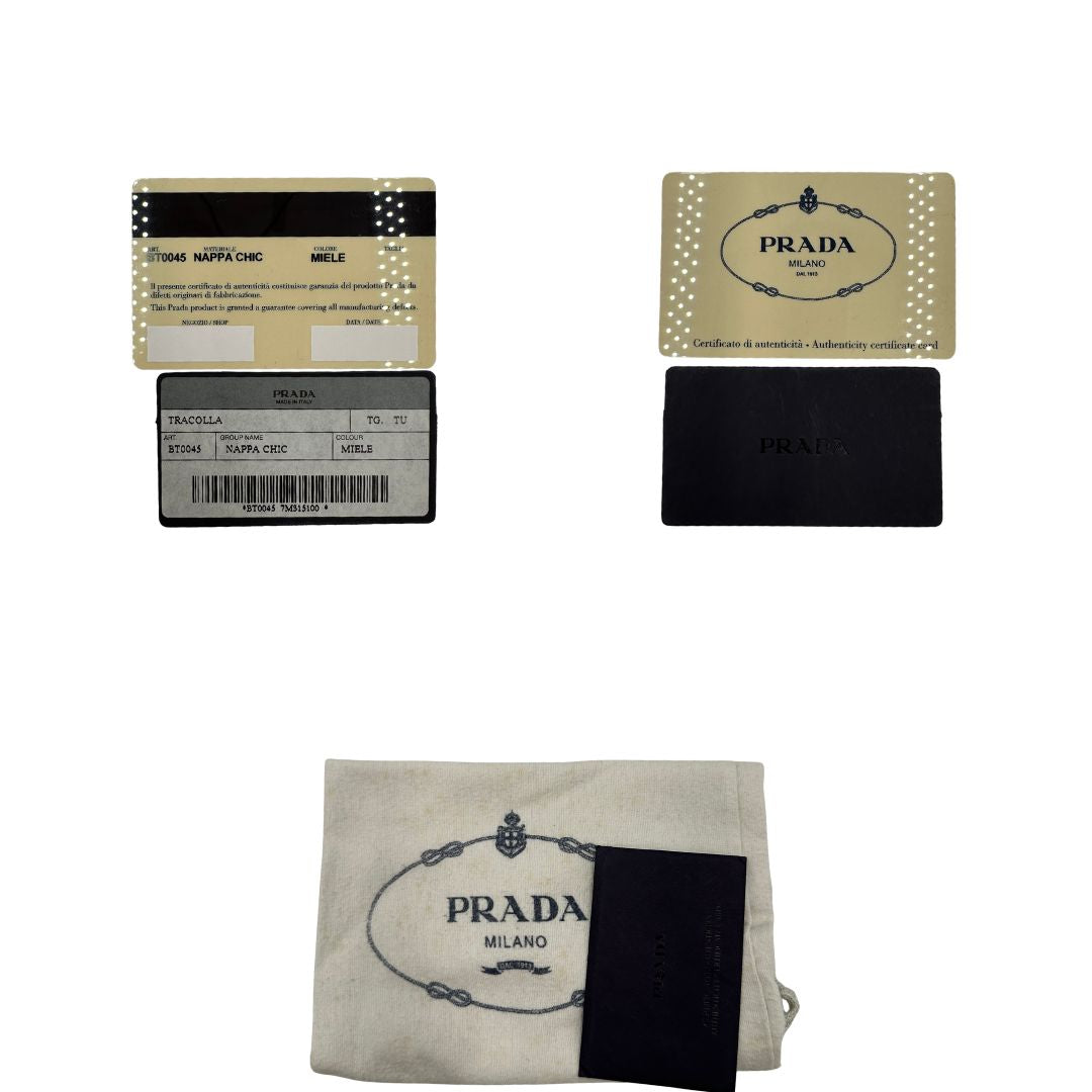 Pochette Prada miele