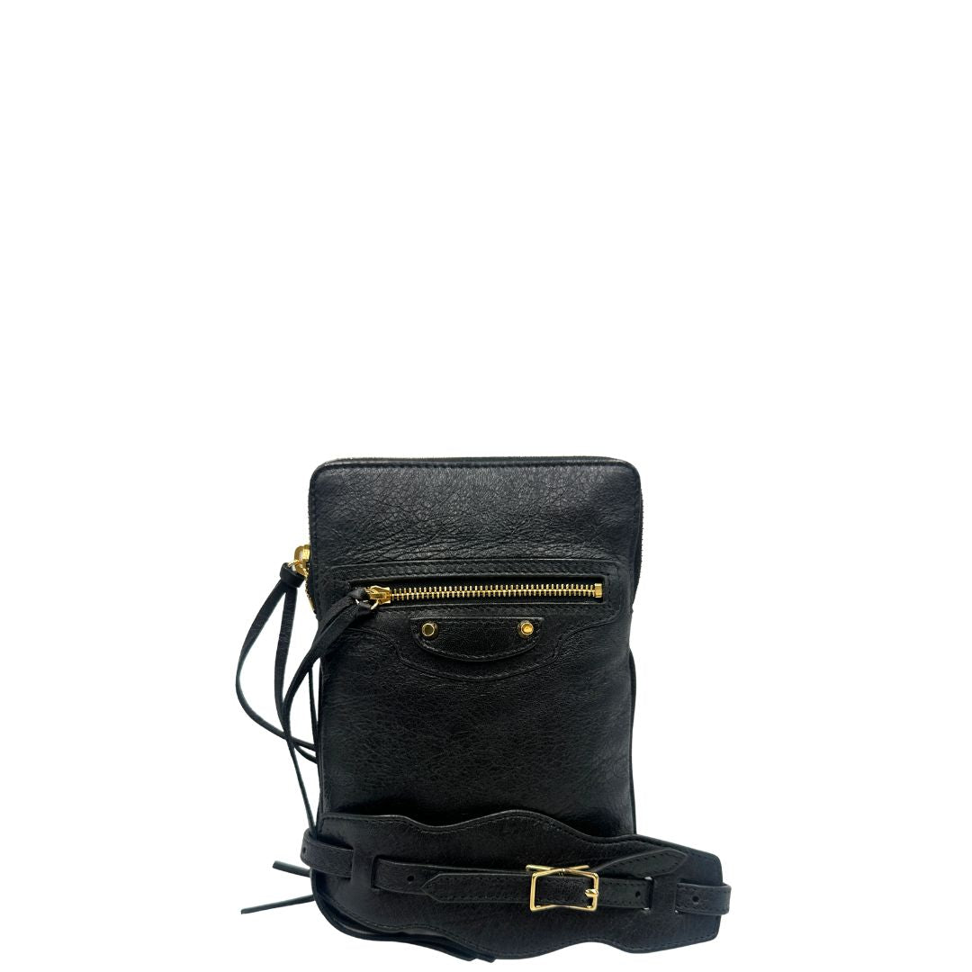 Borsa a tracolla Balenciaga nera