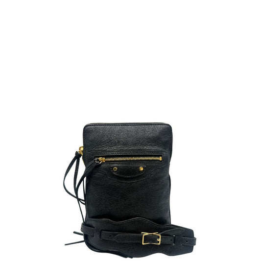Borsa a tracolla Balenciaga nera