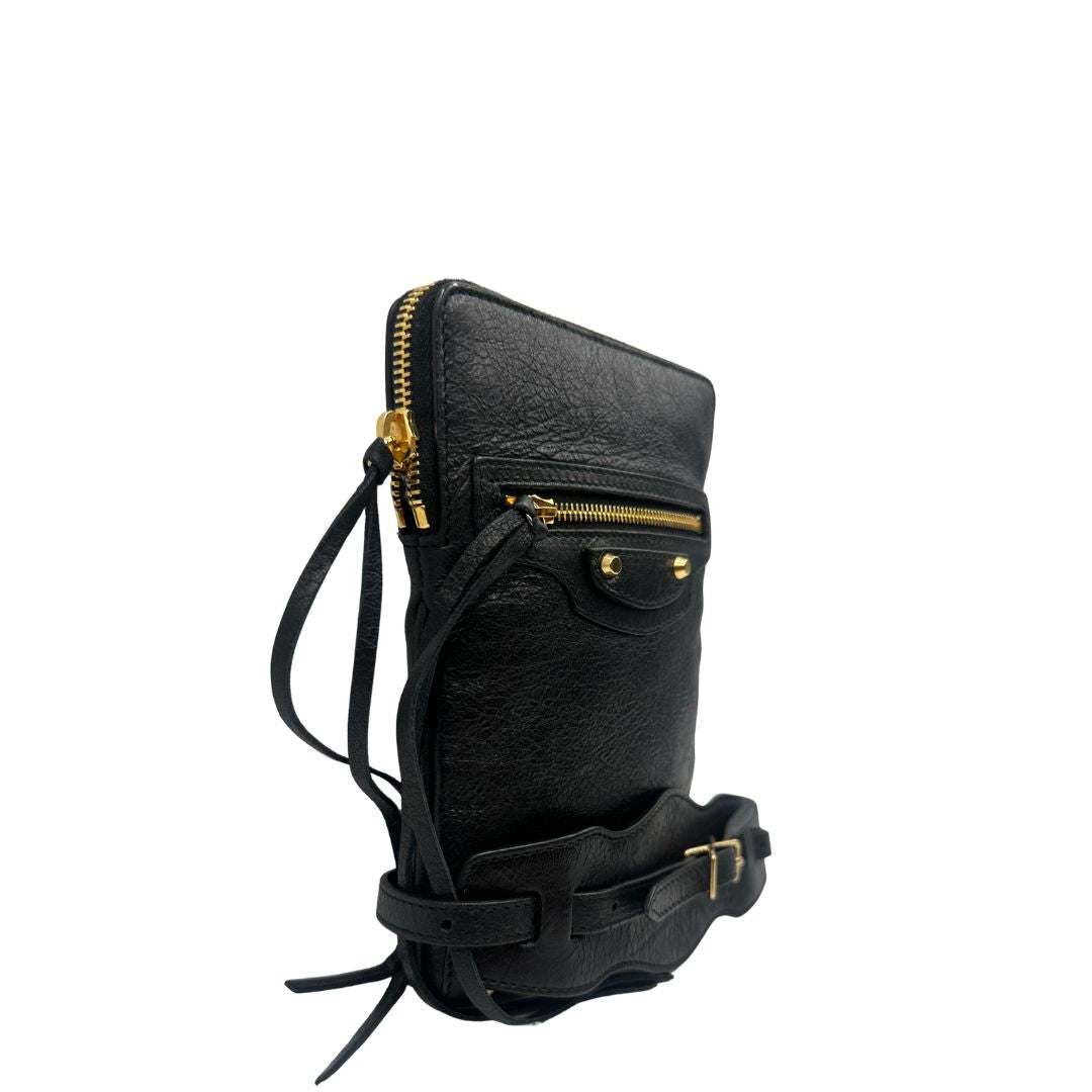 Borsa a tracolla Balenciaga nera