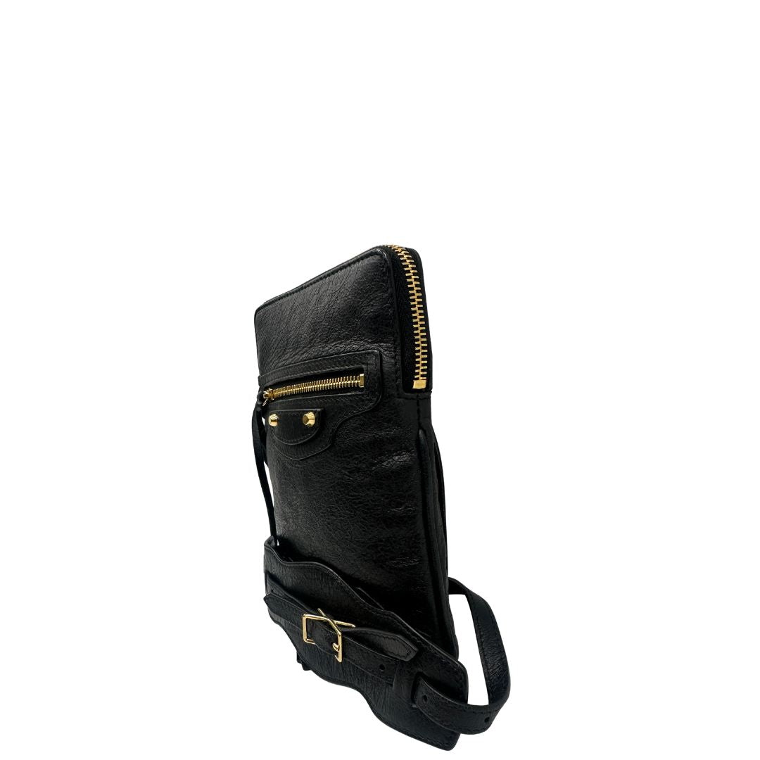 Borsa a tracolla Balenciaga nera