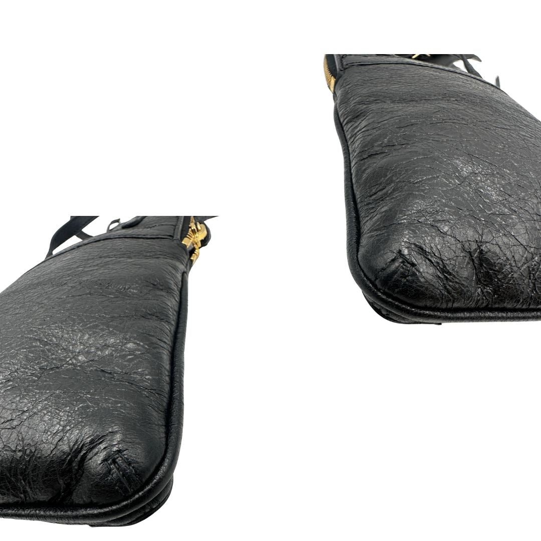 Borsa a tracolla Balenciaga nera