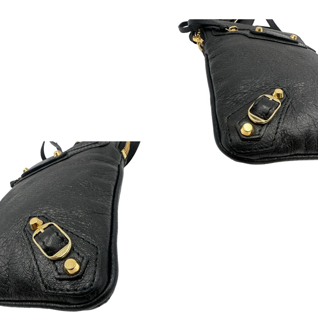 Borsa a tracolla Balenciaga nera