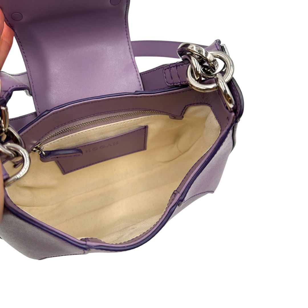 Mini Hobo H-Bag Hogan lilla