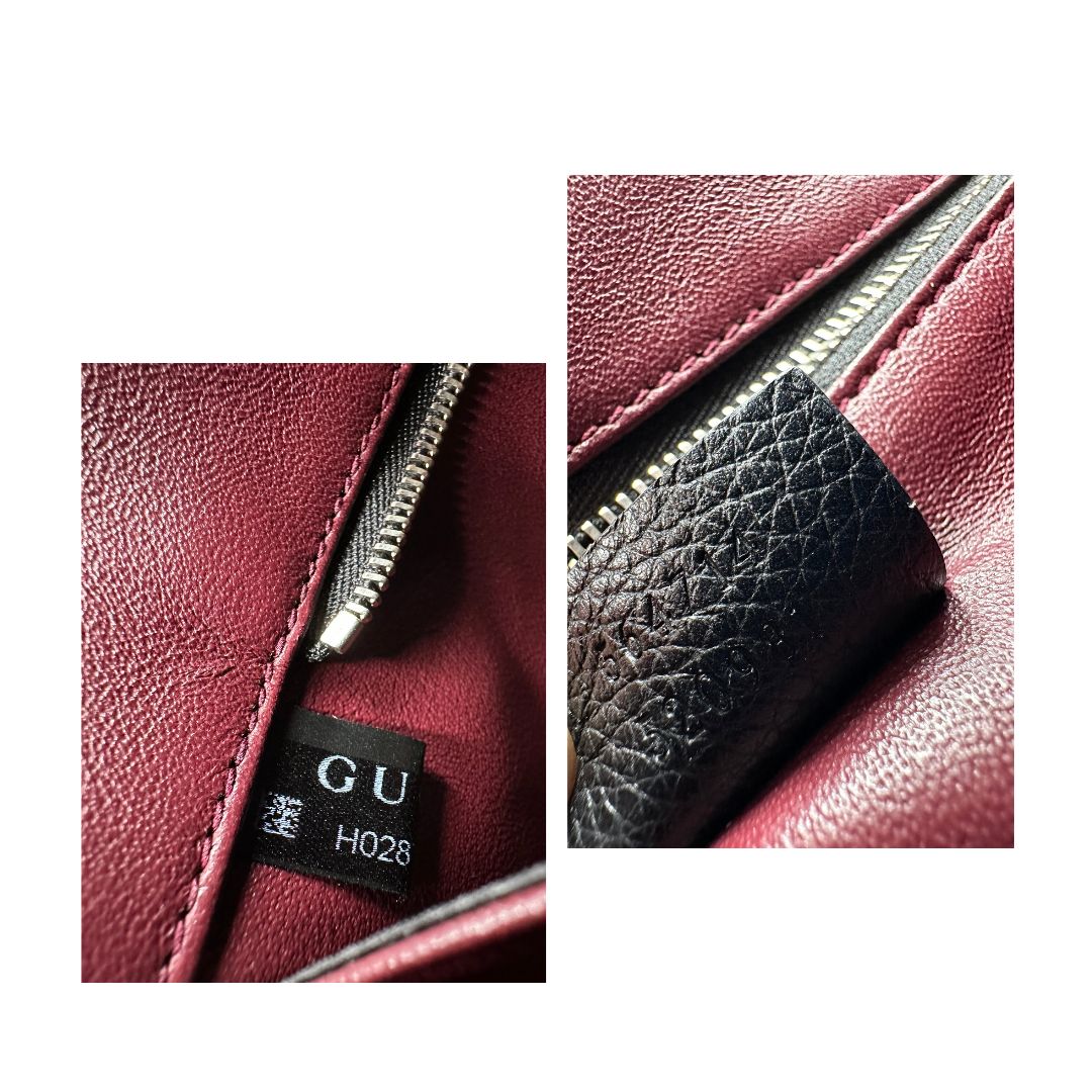 Codice, Borsa Gucci in pelle martellata nera caratterizzata dal dettaglio Horsebit in metallo dorato e argentato con doppie G sul front. Indossabile a mano oppure a spalla. Originale, usata, di lusso, in ottime condizioni.