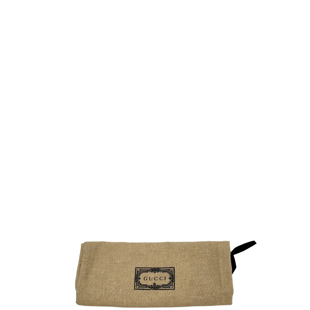 Portafoglio Gucci in canvas GG con fintiure in pelle rosa