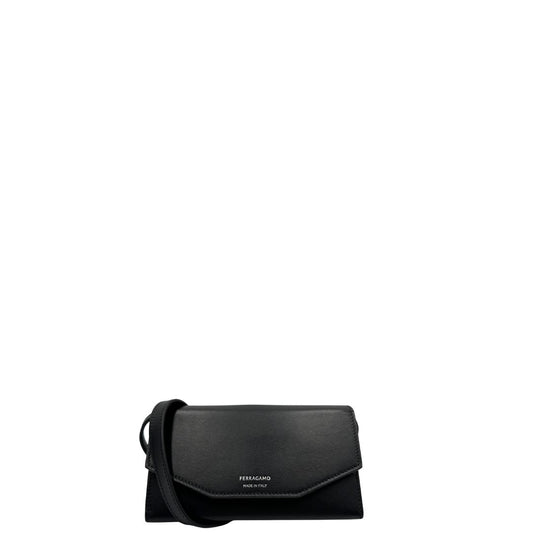 Tracolla Salvatore Ferragamo nera