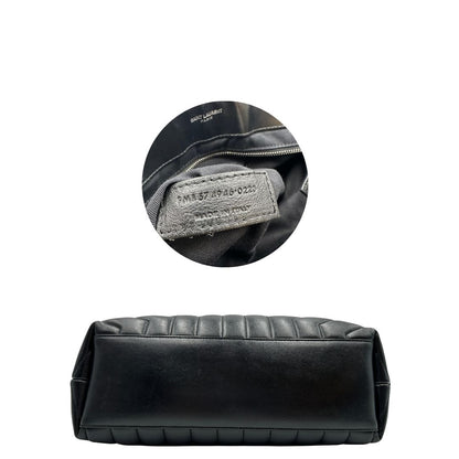 Borsa LouLou Media Saint Laurent nera
