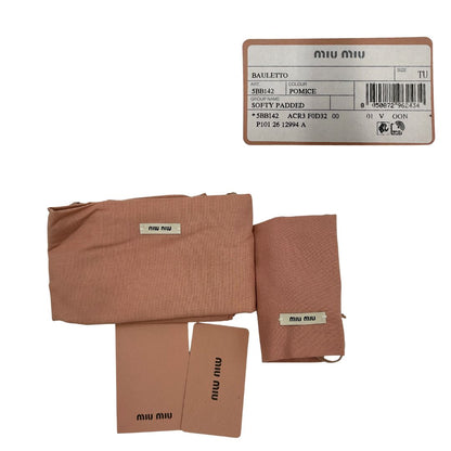 Borsa Miu Miu Arcadie regular pomice